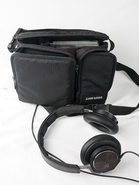 Case Logic Bag for CD Player & Compact Discs, With Velcro Divider